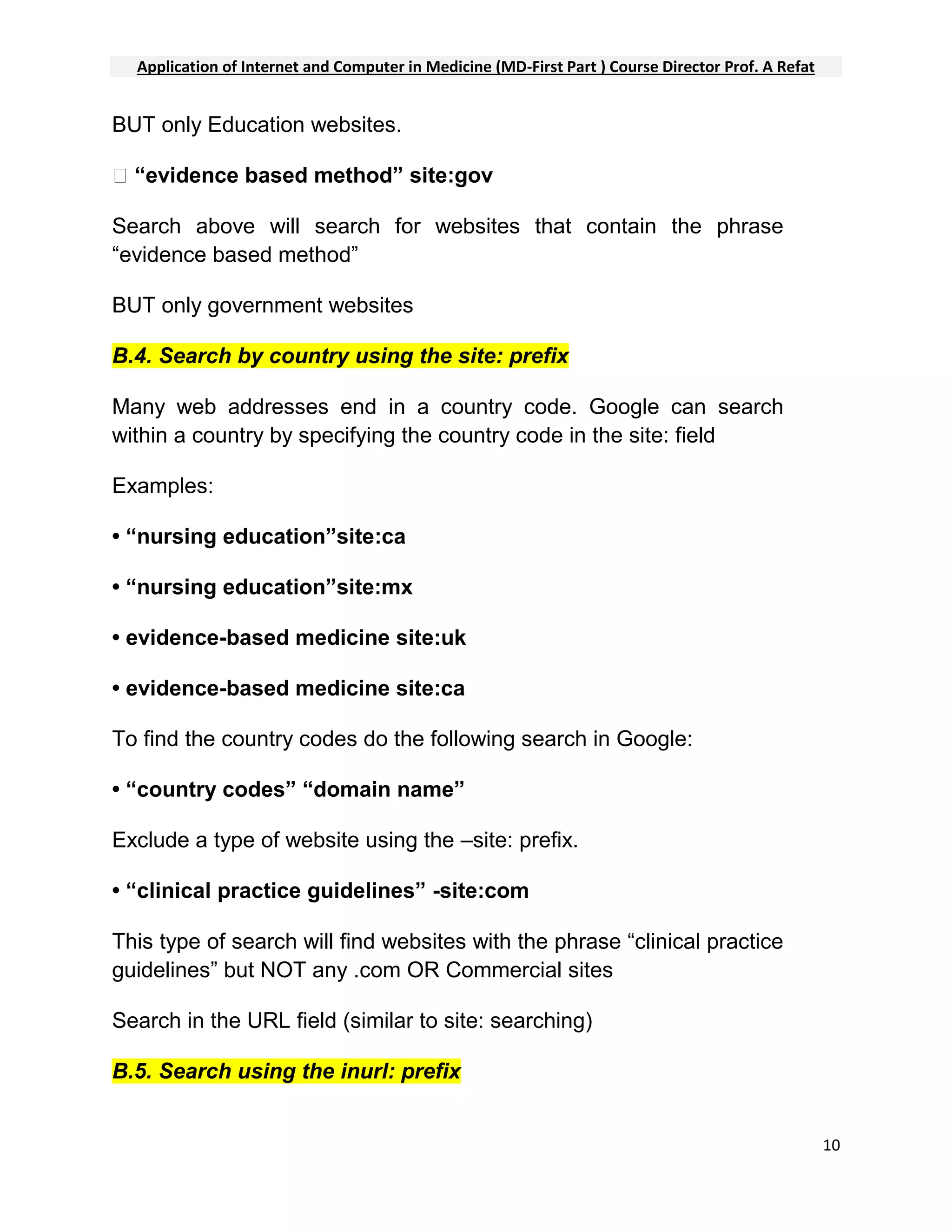 HOW TO FIND INFORMATION ON THE INTERNET