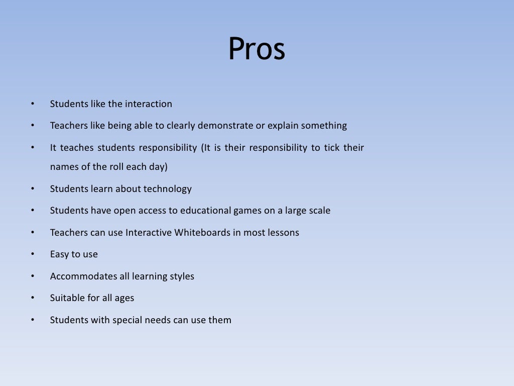 Interactive Whiteboards Presentation