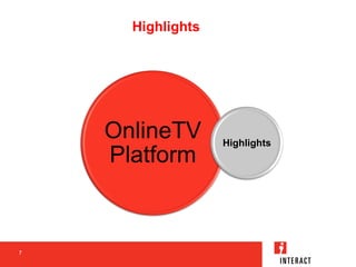Highlights




    OnlineTV       Highlights
    Platform


7
 
