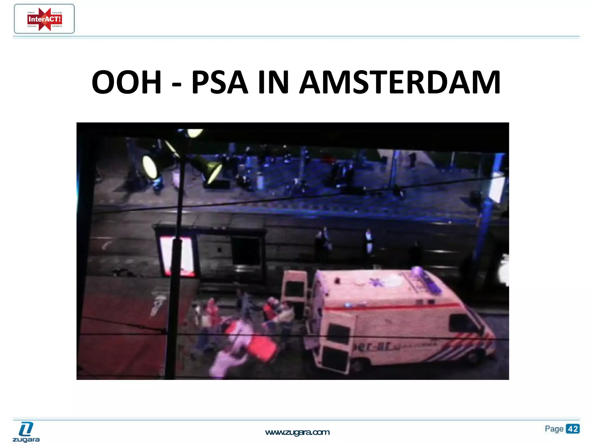 OOH - PSA IN AMSTERDAM 