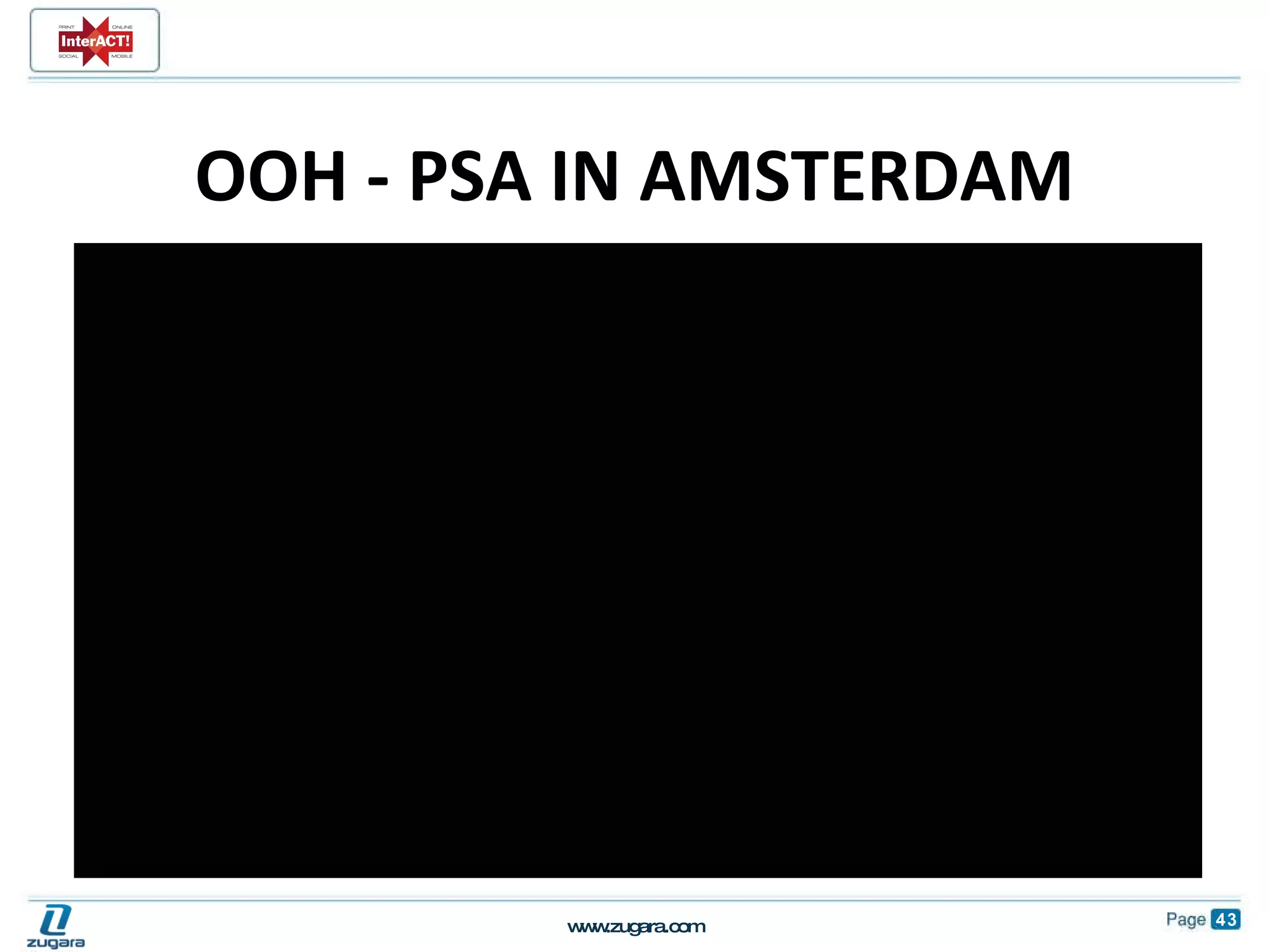 OOH - PSA IN AMSTERDAM 