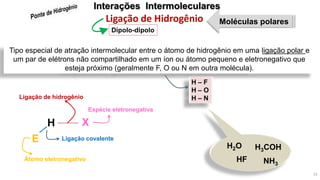 Interações intermoleculares.pdf.dipolo-dipolo | PDF