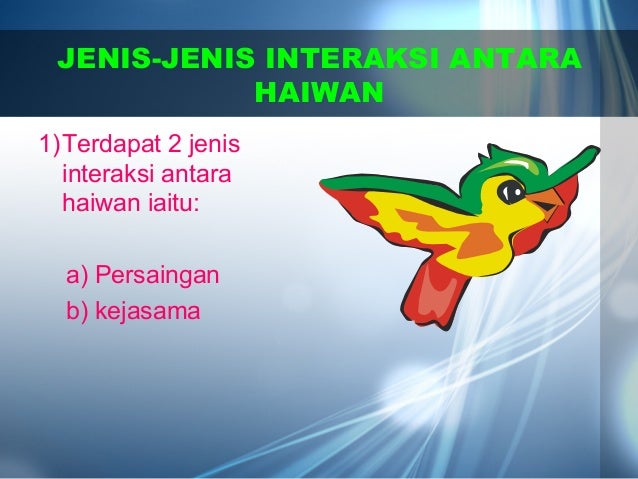 Interaksi antara haiwan riza