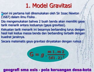 1. Model Gravitasi

 