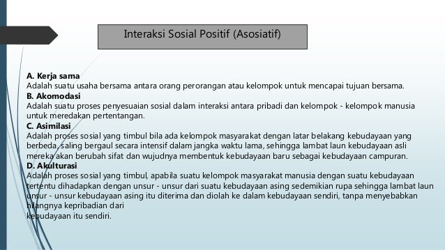 Sosiologi tentang : Interaksi sosial (2)