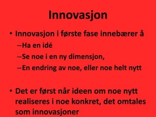 Interaksjon + so me = innovasjon 12.2.2012