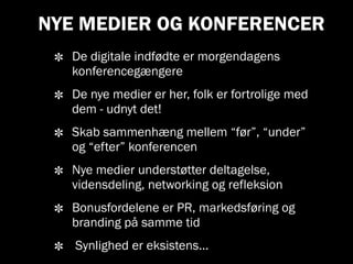 Interaktive medier og konferencer