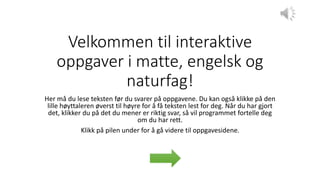 Interactive Learning Material for Math, Science and English | PPTX