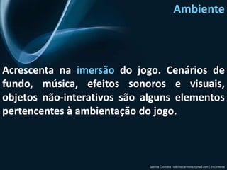Interatividade de um JogoUma definição básica de interatividade nos diz que se trata de um processo pelo qual duas ou mais coisas produzem um efeito uma sobre a outra ao trabalharem juntas.