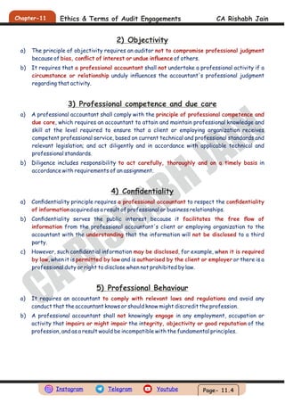 audit inter chp 11 ethics ca rishab jain | PDF