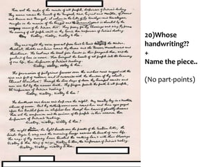 20)Whose
handwriting??
+
Name the piece..

(No part-points)

 