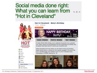 | iStrategy Conference | Digital Dimensions Study | 13 September 201119