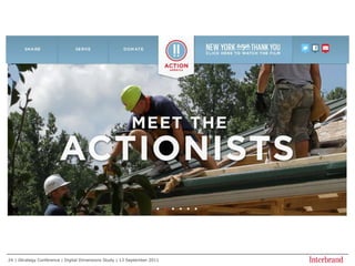 Be authentic: know what you stand for, make it meaningful and make it understood