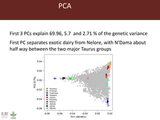 The  application of several genomic models  for the  analysis  of small holder  dairy cattle data