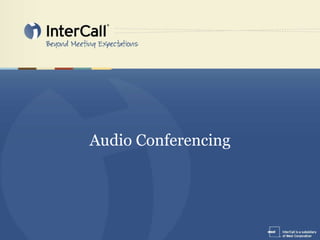 Intercall Htm Inter Call Overview Presentation 2010 | PPT