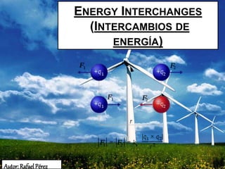 ENERGY INTERCHANGES
(INTERCAMBIOS DE
ENERGÍA)
Autor: Rafael Pérez
 