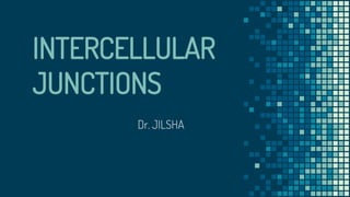 INTERCELLULAR
JUNCTIONS
Dr. JILSHA
 