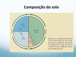 Composição	
  do	
  solo	
  
 