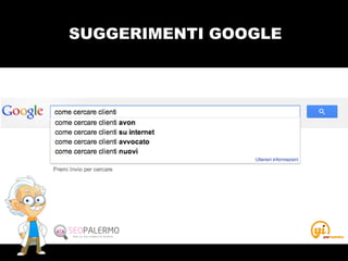 SUGGERIMENTI GOOGLE
 