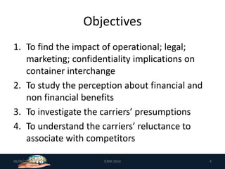 Container Inventory Management Factors Influencing Container ...