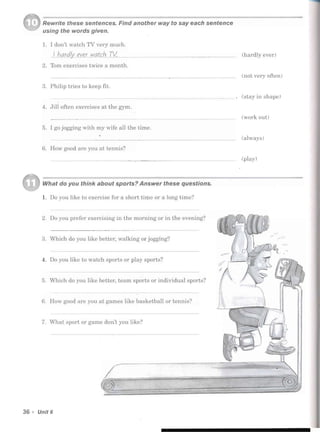 Interchange 1 3rd Ed workbook | PDF