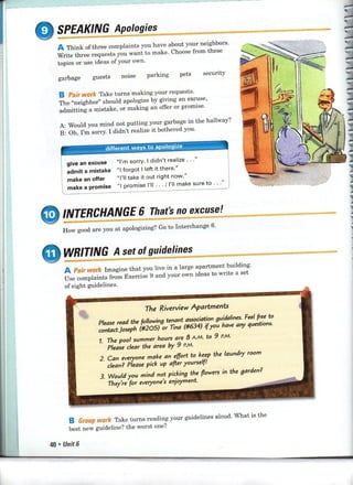 Interchange 2 part a