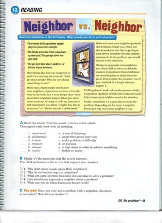 Interchange 2 part a
