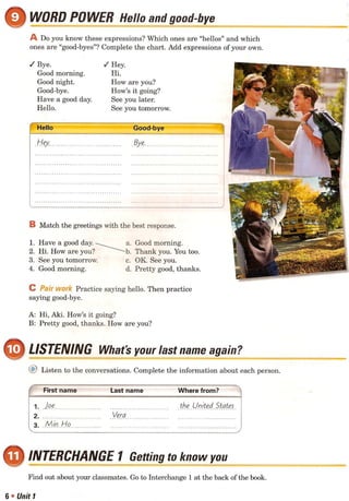 Interchange third edition 1