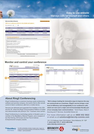 Audio Conferencing | PDF