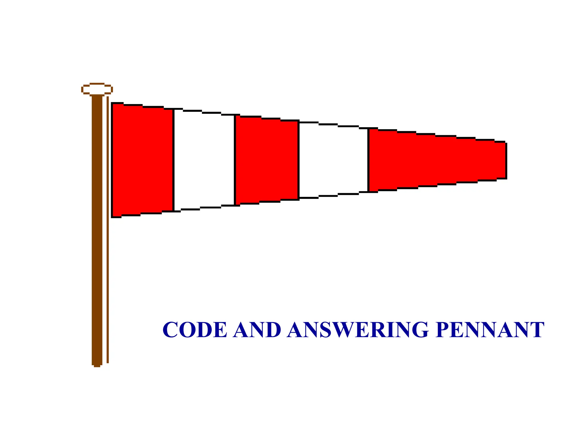 CODE AND ANSWERING PENNANT
 
