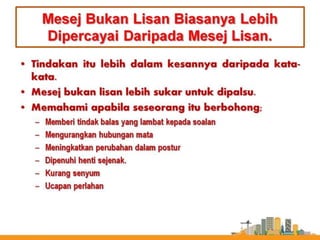 NONVERBAL COMMUNICATION SKILL