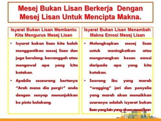NONVERBAL COMMUNICATION SKILL