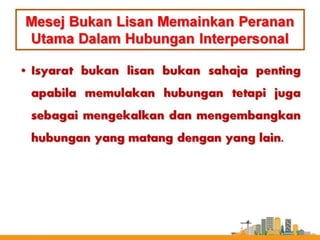 NONVERBAL COMMUNICATION SKILL