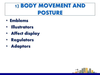 NONVERBAL COMMUNICATION SKILL