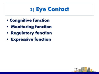 NONVERBAL COMMUNICATION SKILL