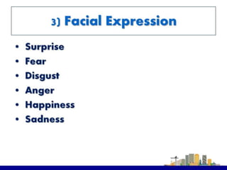 NONVERBAL COMMUNICATION SKILL