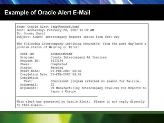 Example of Oracle Alert E-Mail23