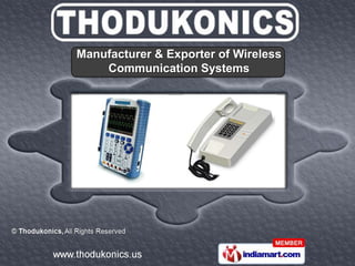 Manufacturer & Exporter of Wireless
    Communication Systems
 