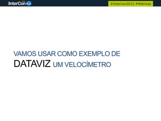 #Intercon2012 #Metricas




VAMOS USAR COMO EXEMPLO DE
DATAVIZ UM VELOCÍMETRO
 