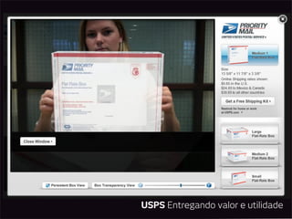 USPS Entregando valor e utilidade
 