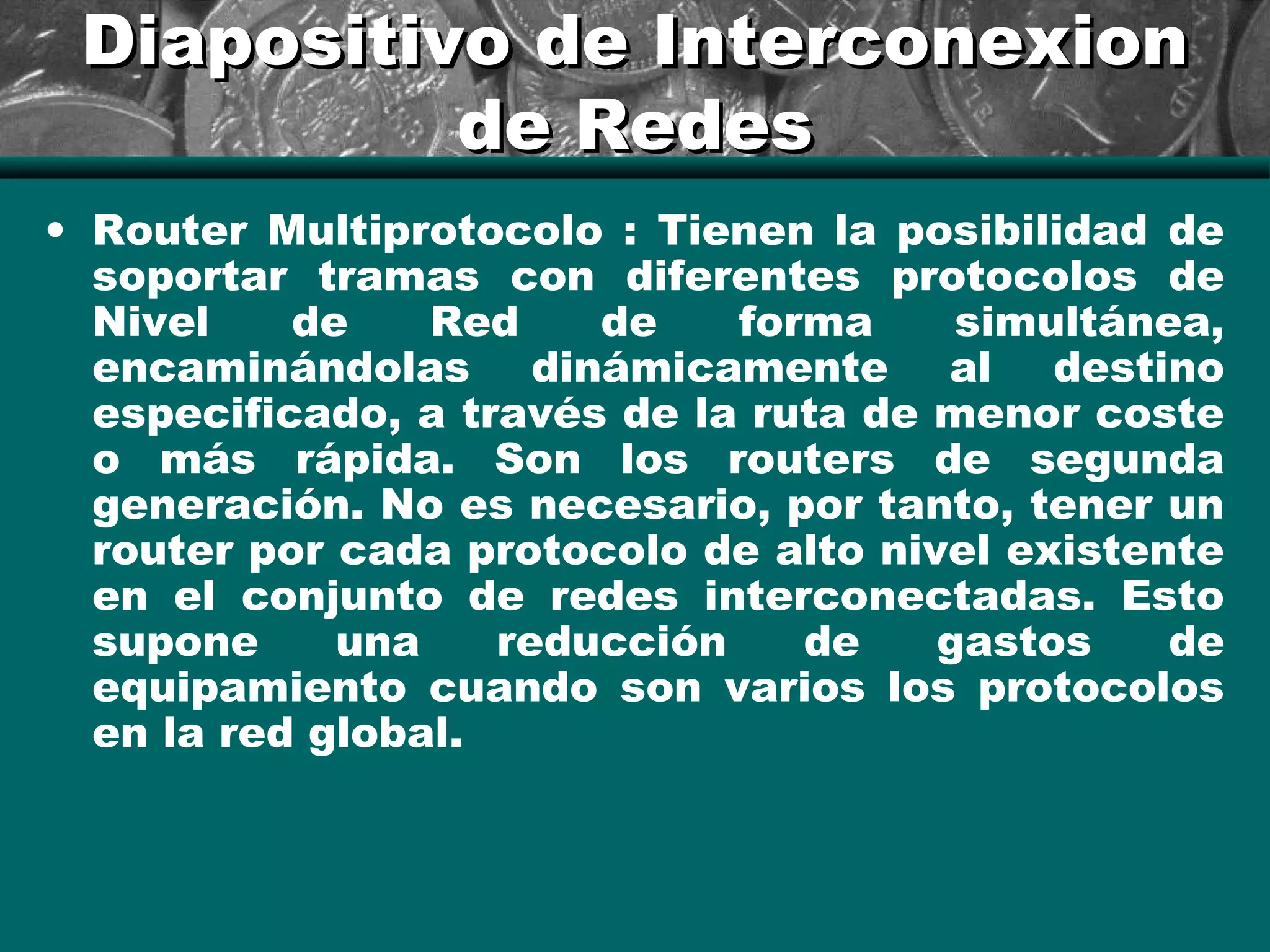 Interconexion Rte Interconexion de redes | PPT