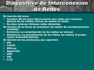 Interconexion Rte Interconexion de redes | PPT