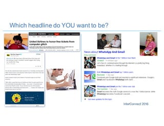 Which headline do YOU want to be?
 