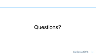 112
Questions?
 