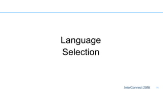 79
Language
Selection
 