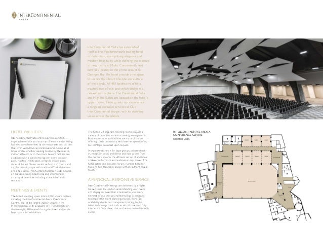 hotel sheet fact intercontinental factsheet malta Intercontinental mice hotel sheet fact intercontinental factsheet malta Intercontinental mice
