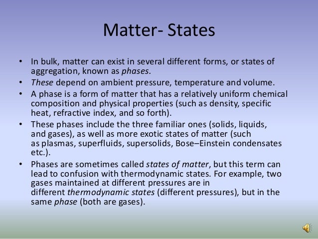 How many states of matter exist?