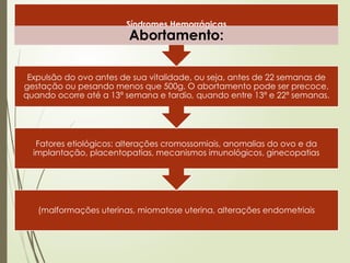 Principais Intercorrências Clínicas e Obstétricas na Gestação | PPTX