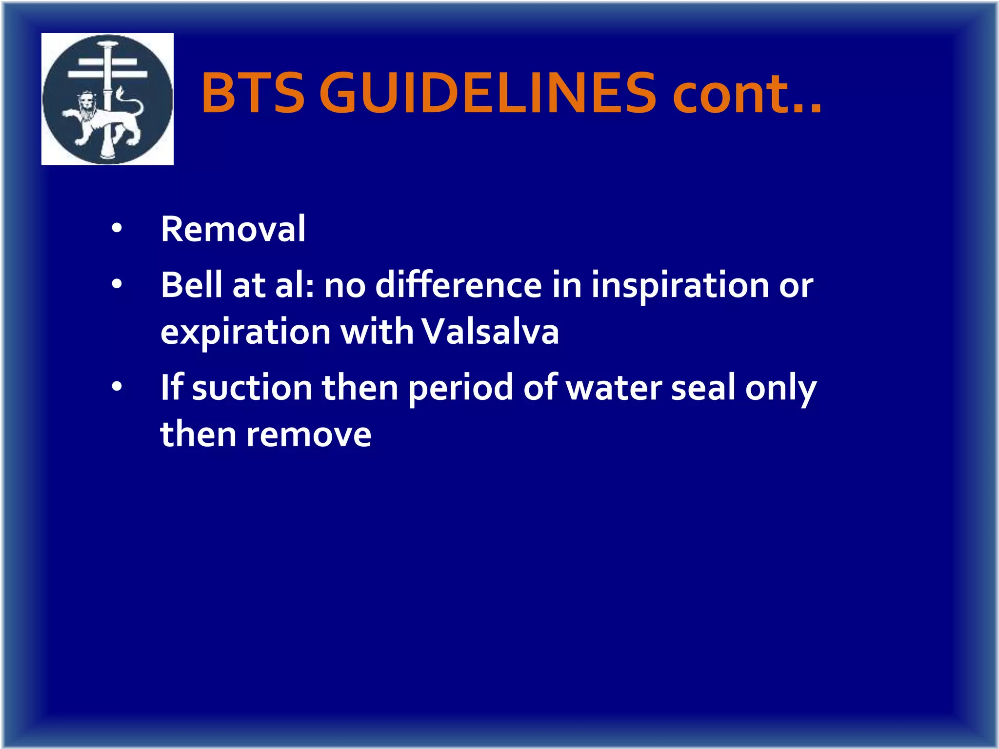 Intercostal catheter insertion PPT