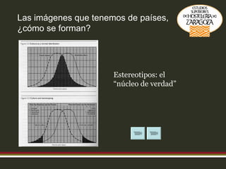 Las imágenes que tenemos de países, ¿cómo se forman? Estereotipos: el “núcleo de verdad” 